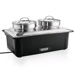 Metro-professional METRO Professional Isolierkanne GAP2120, Edelstahl/Kunststoff, 21.5x16.5x32cm, 1.9L, Doppelwand, Sicherheitsverschluss, Mit Tragegriff, Silber/schwarz -BUFFET ARTIKEL Verkäufe 012f6de9 d494 4f32 8509 16901950d2ec