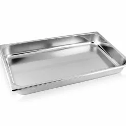 Metro-professional METRO Professional Chafing Dish, Edelstahl, 36.8 X 61 X 37.1 Cm, 1 GN 1/1 Behälter (9L), Roll-Top-Deckel, 2 Brennstoffbehälter, Silber -BUFFET ARTIKEL Verkäufe 05f933ec 9dd5 4bd3 86fc 6b4b6ec7cd34 scaled