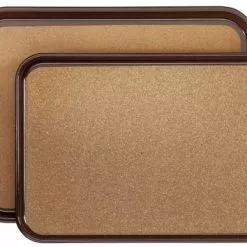 Contacto 2x Antirutsch-Tablett, Rund Aus Braunem ABS-Kunststoff, Hitzeresistent Bis +80C, -BUFFET ARTIKEL Verkäufe 0c44beef 7a48 42da bd00 2d1a8c7dfb90