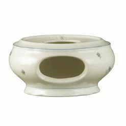 Esmeyer 1 X Seltmann Stövchen, Form: Marieluise, Glasur: Elfenbein, Dekor: 30308 Streublume