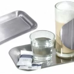 Metro-professional METRO Professional Tablett, Edelstahl, 21 X 13 X 1.8 Cm, Rundeckig, Stapelbar, Silber -BUFFET ARTIKEL Verkäufe 0e9d32cb 8b55 4147 8373 c61db5d8746f 2