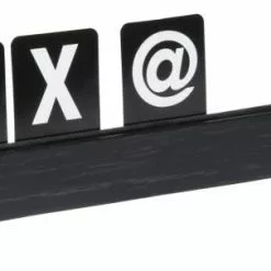 Contacto Buchstabenleiste Schwarz