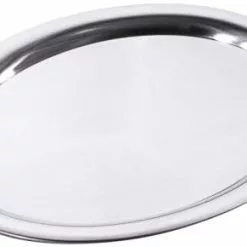 4x Contacto Ovales Serviertablett DAILY. Edelstahl. Länge: 29 Cm. Breite: 22 Cm. Höhe: 1.4 Cm