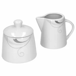 Null Kaffeeergänzungsset Milchkännchen & Zuckerdose Portofino