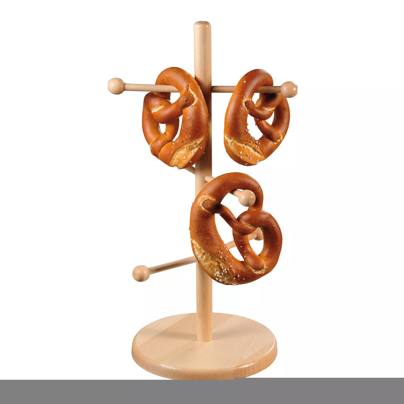 Null Brezel- / Würstchenständer - ST 13 Holz 3 Null Brezel- / Würstchenständer - ST 13 Holz
