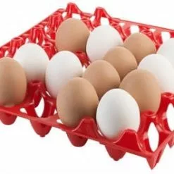 Contacto 6x Tablett Für 30 Eier, Rot