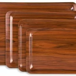 6x Contacto Ovales Tablett. Melaminbeschichtetes 3 Mm-Pressholz. Länge: 23 Cm. Breite: 16 Cm. Höhe: 1.5 Cm -BUFFET ARTIKEL Verkäufe 5c21f5bd 623d 40a1 85de 47e6a2546de0 2