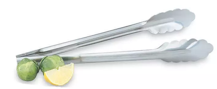 Null Buffetzange 41cm Aus Edelstahl (V-47116) 4 Null Buffetzange 41cm Aus Edelstahl (V-47116) – Bild 2