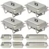 VidaXL Chafing Dish Set 4-tlg. Edelstahl -BUFFET ARTIKEL Verkäufe 6e74bca5 79db 4985 b5f0 7a14133cc79d 2