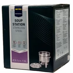 Metro-professional METRO Professional Chafing Dish/ Suppenstation, Edelstahl, Rund 9.8 L -BUFFET ARTIKEL Verkäufe 7568f420 35a2 465b a56e 593e4a24900a