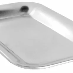 Metro-professional METRO Professional Tablett, Edelstahl, 21 X 13 X 1.8 Cm, Rundeckig, Stapelbar, Silber