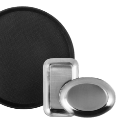 Metro-professional METRO Professional Kellnertablett, Glasfaser, Ø 40.5 Cm, Rutschfest, Schwarz -BUFFET ARTIKEL Verkäufe c2cfbe98 a9fc 4002 9b7f 691aed7cfa82