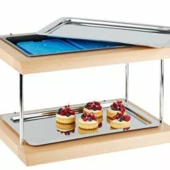 APS Kühlbox -TOP FRESH GN 1/1-, 56,5 X 36 Cm, H:8,5 Cm, 18/10 Edelstahl, Acryl , VE: 1 -BUFFET ARTIKEL Verkäufe c8044530 4743 450a a504 26c84a0c974d 2