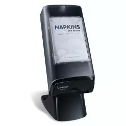 Null 1x NAPKINS Standspender Für Spenderservietten Modernes Design Schwarz ABS