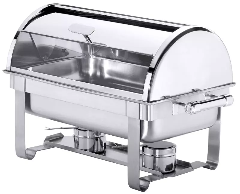 Contacto Roll-Top Chafing Dish, Mit Zwei Brennbehälter, Mit Elektrischer Heizquelle 7 Contacto Roll-Top Chafing Dish, Mit Zwei Brennbehälter, Mit Elektrischer Heizquelle – Bild 5