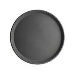 Olympia Kristallon Polypropylen Antirutsch Serviertablett Rund 35,6cm