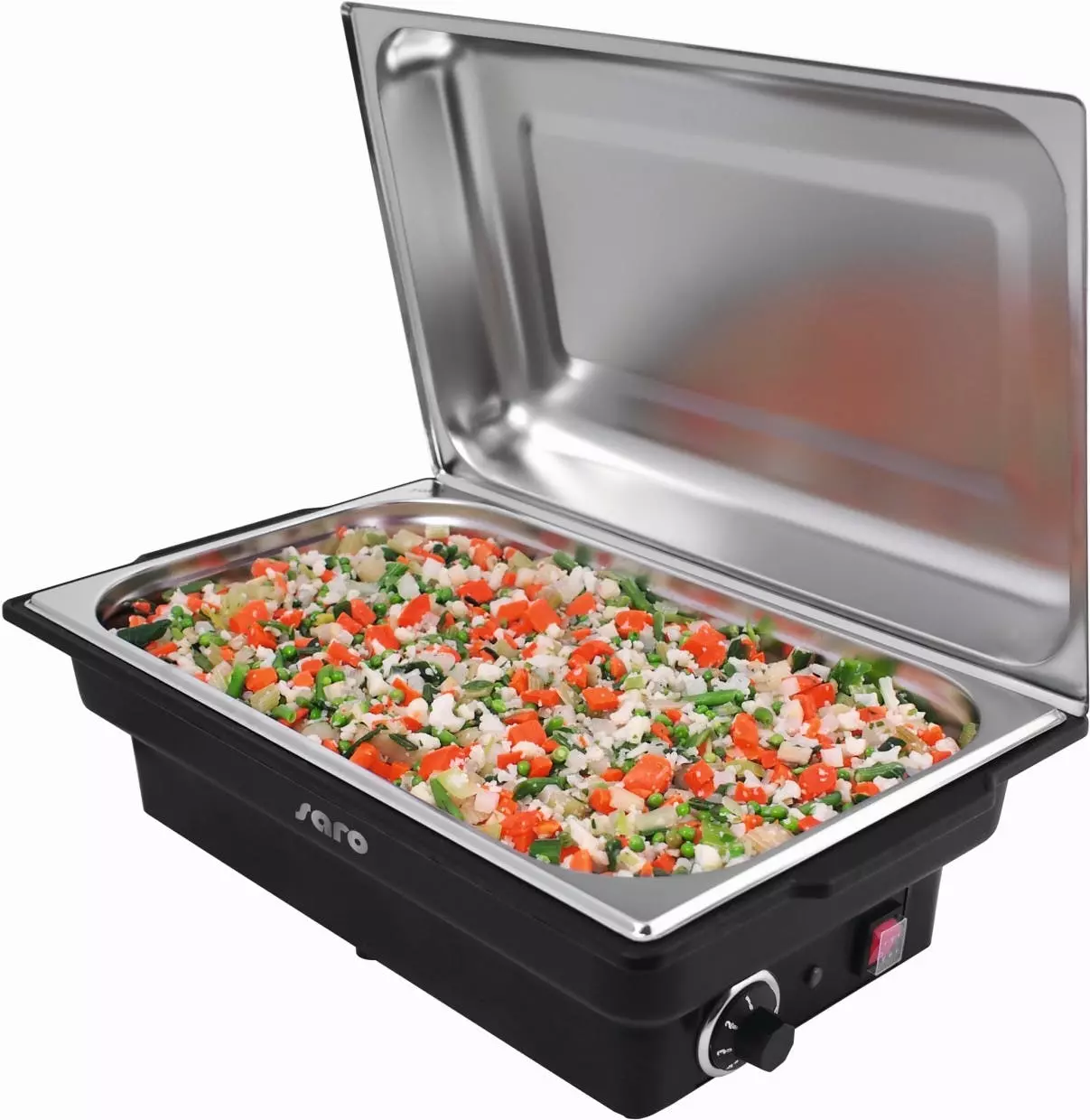 Contacto Roll-Top Chafing Dish, Mit Zwei Brennbehälter, Mit Elektrischer Heizquelle 9 Contacto Roll-Top Chafing Dish, Mit Zwei Brennbehälter, Mit Elektrischer Heizquelle – Bild 7