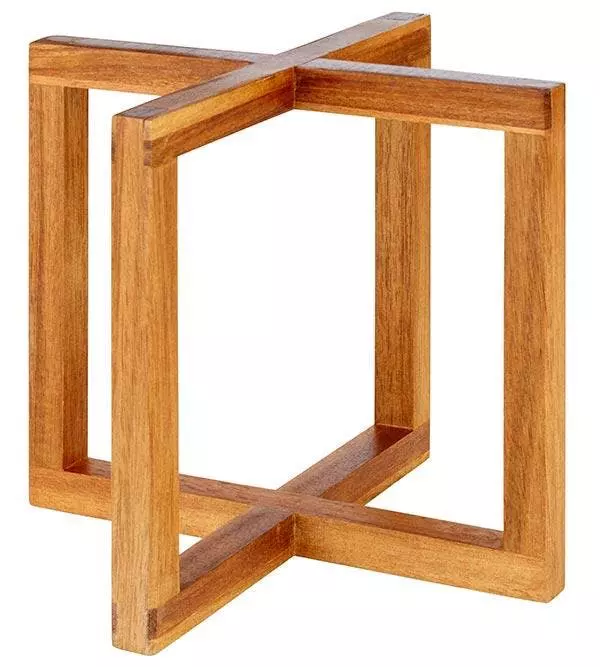 APS Buffetständer -WOOD-20 X 20 Cm, H: 17,5 Cm 3 APS Buffetständer -WOOD-20 X 20 Cm, H: 17,5 Cm